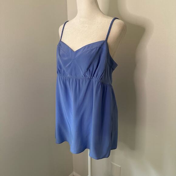 Lilly Pulitzer periwinkle blue silk tank top size M - Picture 3 of 11